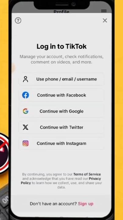 Tiktok Account Sign Up YouTube