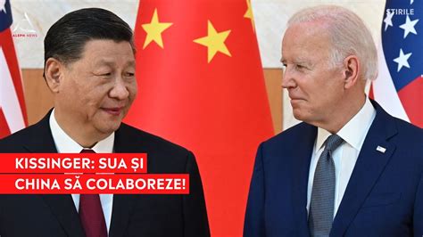 Aten Ie Kissinger Avertizeaz C Sua I China Trebuie S Evite