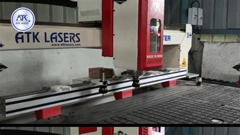 3 Axis Automatic CNC Wood Router Machine With Vacuum Bed 5 5 KW At Rs