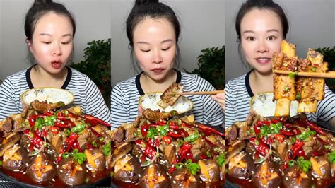 Asmr Chinese Food Spicy Hot Pot Malatang Mukbang Eating Show 🥵🍲 Asmr