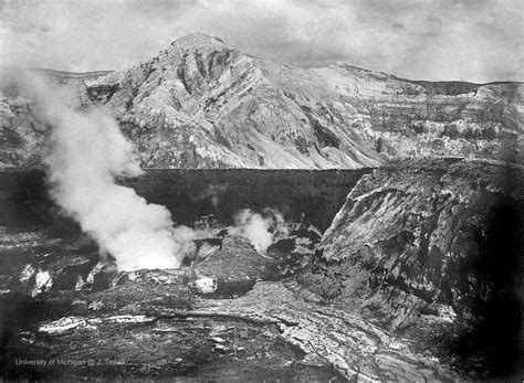 Taal Volcano In The Crater After The Jan 30 1911 Eruption South Of