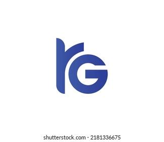 Rg Logo Design Vector Template Stock Vector (Royalty Free) 2181336675 ...