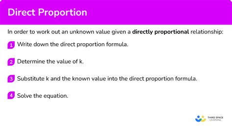 Direct Proportion - GCSE Maths - Steps, Examples & Worksheet