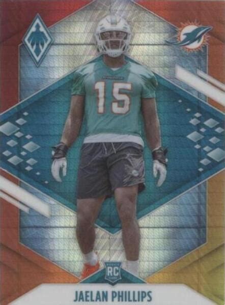 2021 Panini Phoenix Rookie Fire Burst 148 Jaelan Phillips RC For