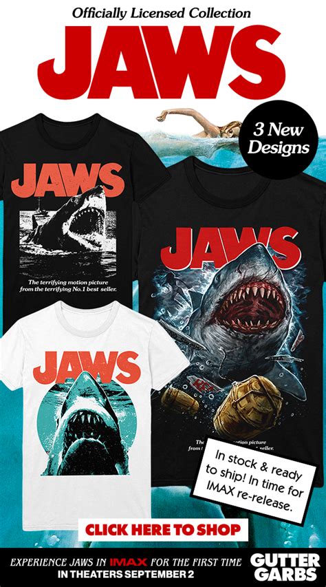 NEW Jaws Is Here Gutter Garbs