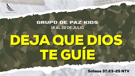 Deja Que Dios Te GuÍe