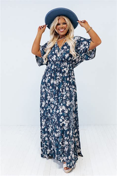 Refreshing Breeze Floral Maxi Curves • Impressions Online Boutique