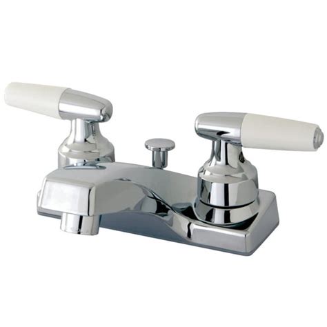 Kingston Brass Fb201 4 In Centerset Bathroom Faucet Polished Chrome