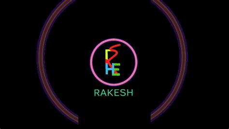 Rakesh Name Logo On Public Demand Shorts Logo Art Logodesign