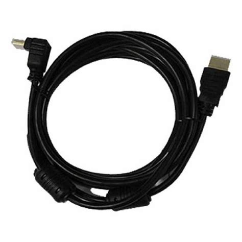 Cabo Hdmi Plugue Reto Curvado Graus Ouro Full Hd V Metros