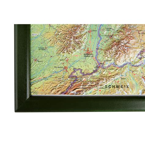 Georelief L Allemagne Grand Format Carte G Ographique En Relief D