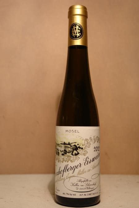 Egon Muller Scharzhof Scharzhofberger Riesling Eiswein Mosel Germany