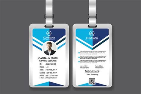 Modern Official Id Card Design Template Graphic By Designservicesworld