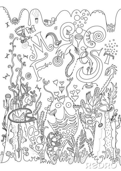 Magical Forest Coloring Pages