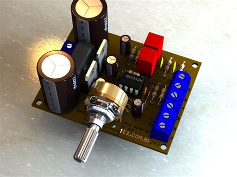 Circuito Pr Amplificador Est Reo Volume Toni Eletr Nica