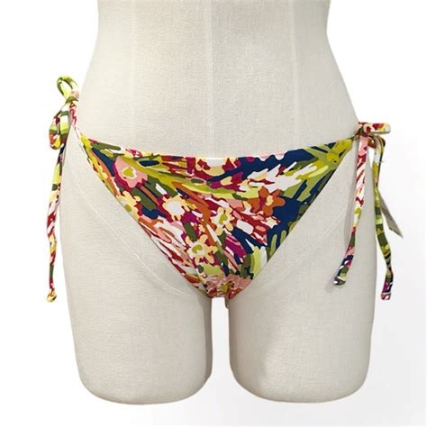 Lucky Brand Swim Lucky Brand Desert Oasis Side Tie Bikini Bottoms