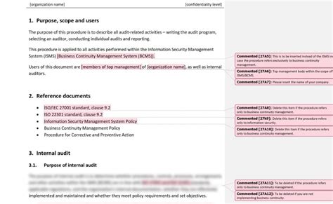 Iso 27001 Internal Audit Checklist Explanations Guidance 46 Off