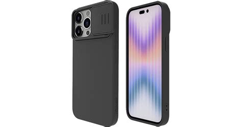 Nillkin Camshield Silky Magnetic Silicone Back Cover Black Iphone