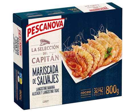 PESCANOVA LA SELECCIÓN DEL CAPITÁN Mariscada de langostinos 32 42