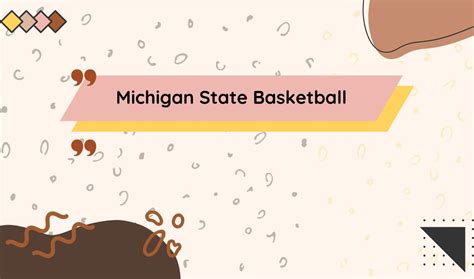 Michigan State Basketball - Wordey.net