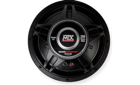 Mtx Rtl Road Thunder Series Ohm Component Subwoofer At