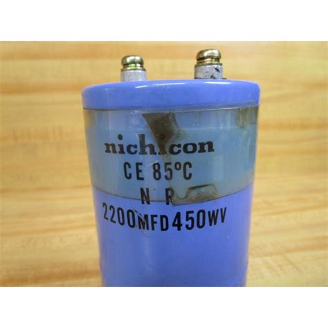 Nichicon Nr Capacitor Mfd Wv Used Mara Industrial