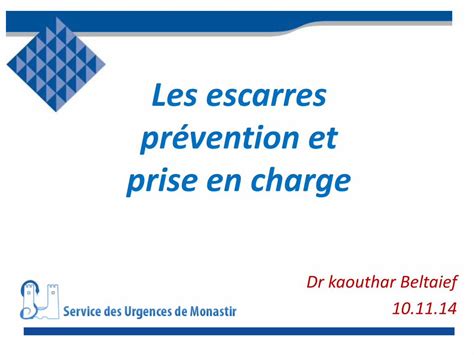 Pdf Les Escarres Pr Vention Et Prise En Chargeurgencemonastir