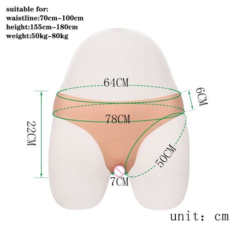 Simulierte Silikon Gef Lschte Vagina Unterw Sche Briefs H Schen