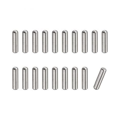 Sourcing Map 1 4x6mm Goujons 100pcs 304 Inox Acier Rond Tête Plat