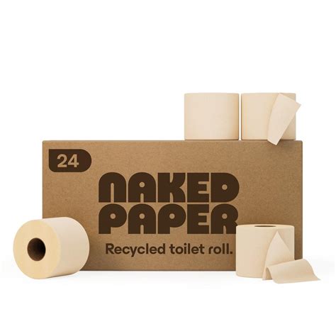 Naked Paper Unbleached Soft Extra Long Recycled Toilet Paper Ocado