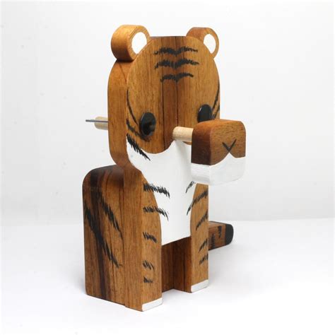 Tiger Eyeglass Stand Glasses Holder Rogue Bunny Woodworks