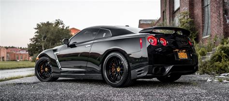 Customized Nissan Gt R Matte Black