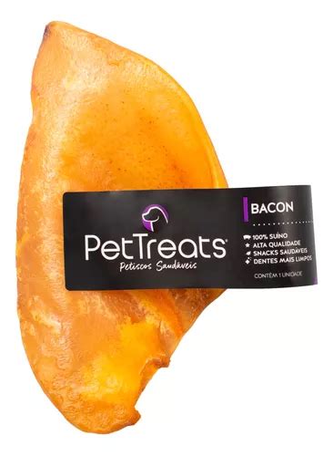 Bacon Orelha Suina Desidratada Petisco Natural Pettreats MercadoLivre