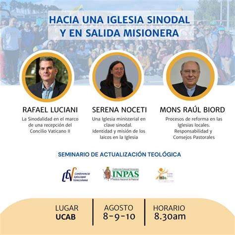 Seminario De Actualizaci N Teol Gica Hacia Una Iglesia Sinodal En