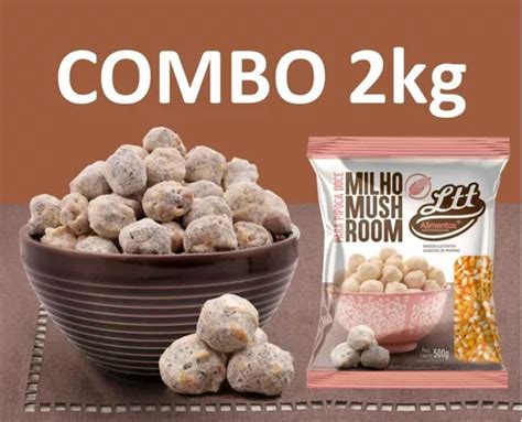 Milho Para Pipoca Gourmet Especial Mushroom 2kg MercadoLivre