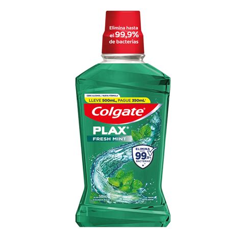 Colgate Enjuague Bucal Plax Fresh Mint Perfumerías Pigmento