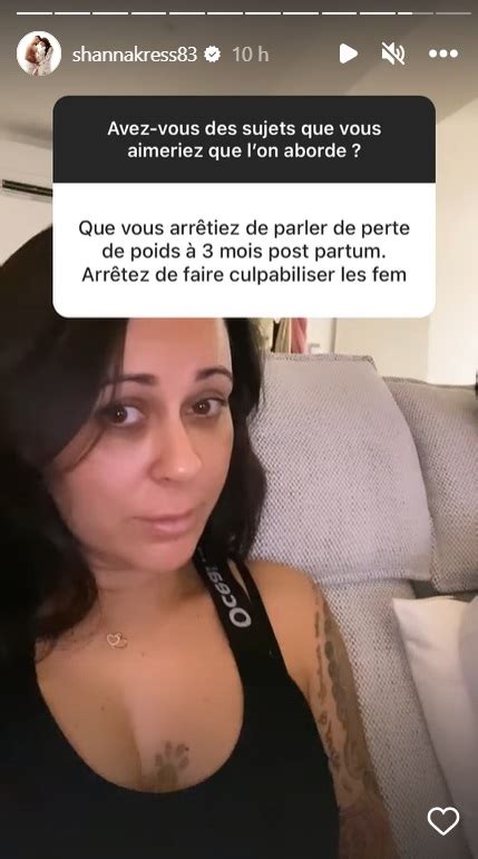 Shanna Kress dévoile sa silhouette post partum et se fait tacler elle