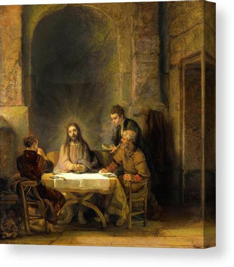 Supper At Emmaus Rembrandt