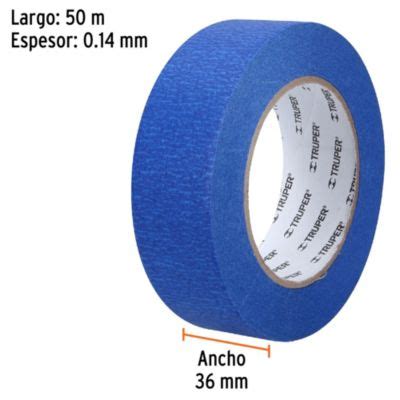 Ripley CINTA MASKING AZUL DE 1 1 2 X 50M PACK 6 UNIDADES PARA PINTOR