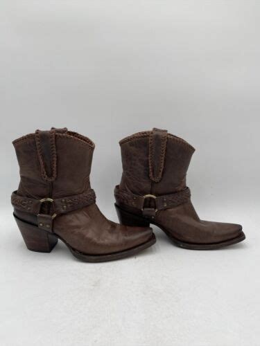 Cleo Wolf Womens Willow Fashion Booties Snip Toe Brown Size 8b Ebay