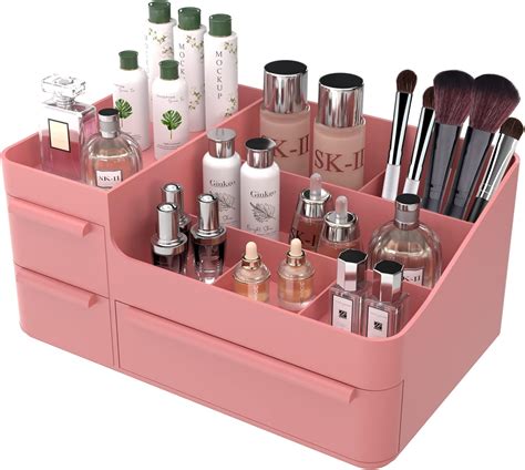 Makeup Organizer With Drawers Countertop Organizer For Vanity