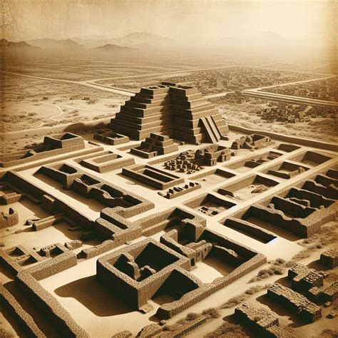 Harappa Civilization Archaeological Ruins Aerial View | AI Art ...