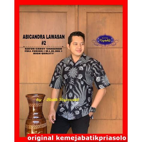 Jual PROMO WAHYU TUMURUN LAWASAN FLORIST Kemeja Batik Solo Lengan