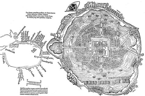 Aztec Tenochtitlan Map