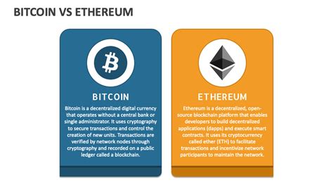 Bitcoin Vs Ethereum PowerPoint And Google Slides Template PPT Slides