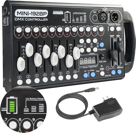 Amazon Battery Dmx Controller With Midi Portable Dmx Controller