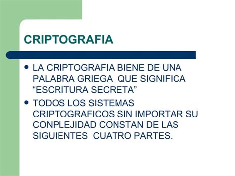 ALGORITMOS DE CIFRADO PPT