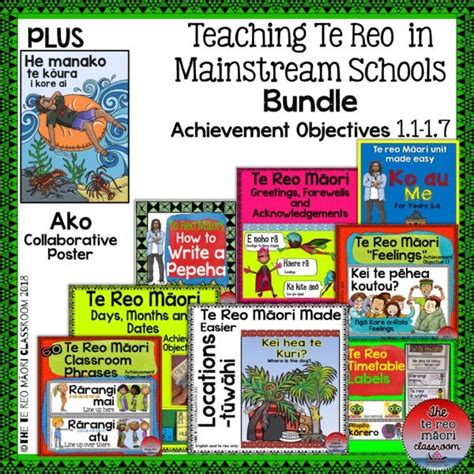 Te Reo Māori Classroom Phrases The Te Reo Māori Classroom