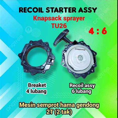 Jual Recoil Stater TU26 Mesin Semprot 2T Gendong Knapsack Sprayer TU 26