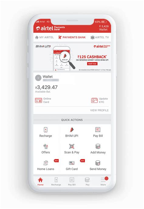 Airtel Payments Bank Prepaid Recharge And Bill Payments Online